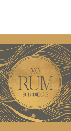 Edelschokolade verfeinert mit XO Rum